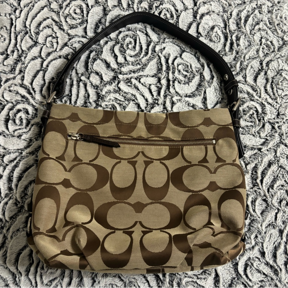 Coach Logo Brown & Tan Bag